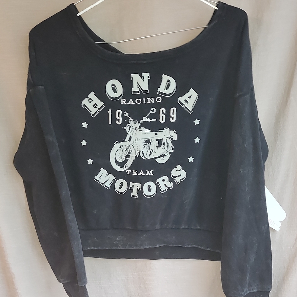 Honda Motors Women's Black Sweatshirt
